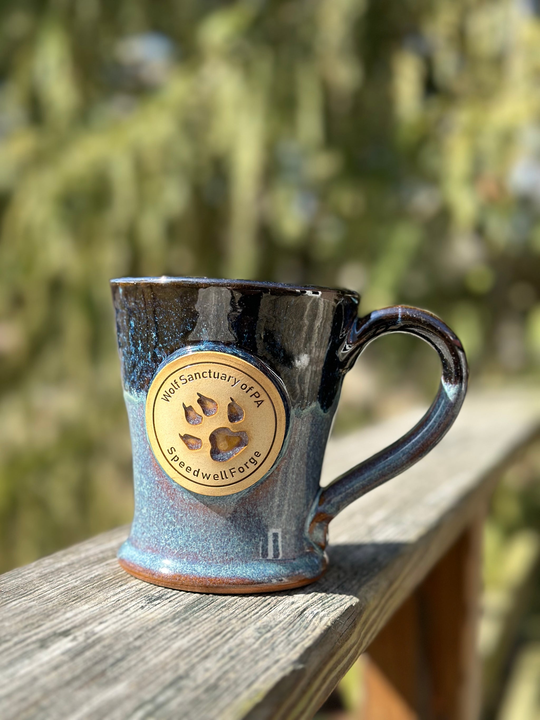 Sunset Hill Stoneware Mug – Wolf Sanctuary of PA