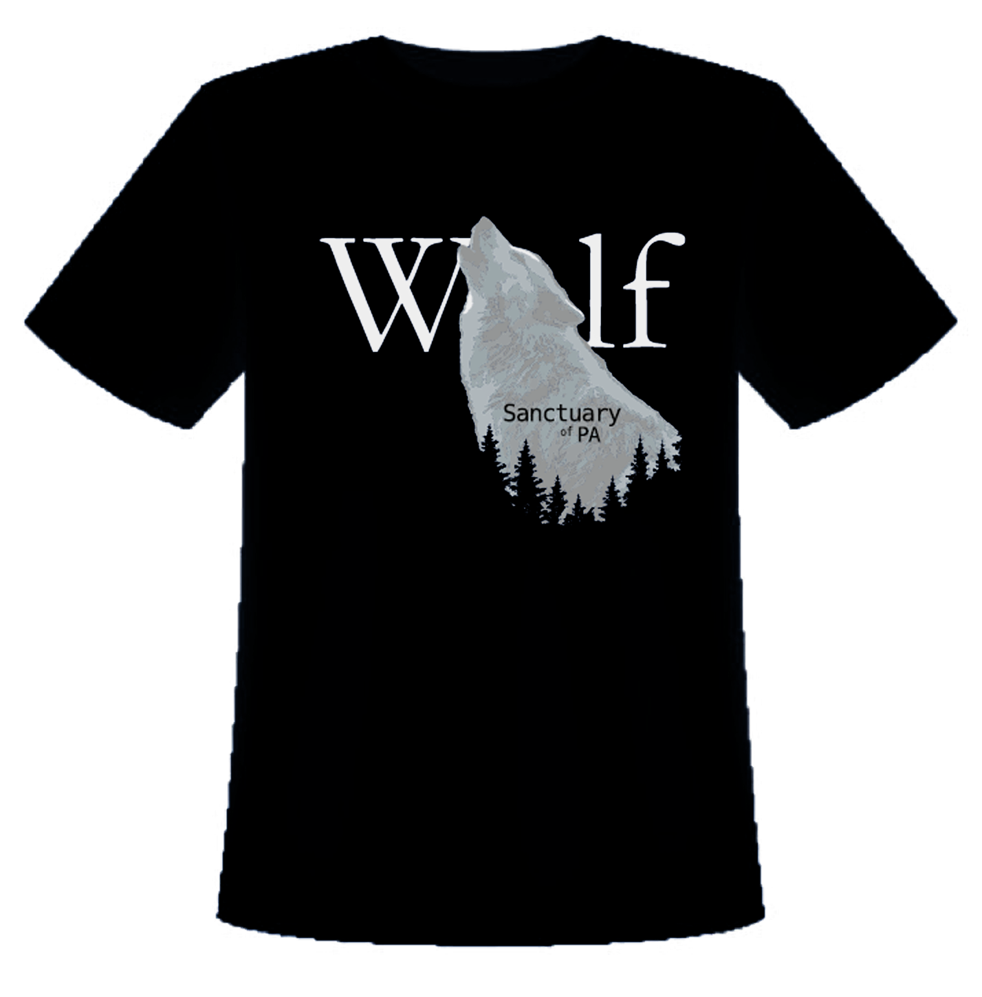 Short Sleeve Howl Shirt – Wolf Sanctuary of PA